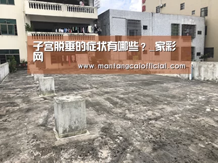 子宫脱垂的症状有哪些?_家彩网(图2) 家彩网走势分析
